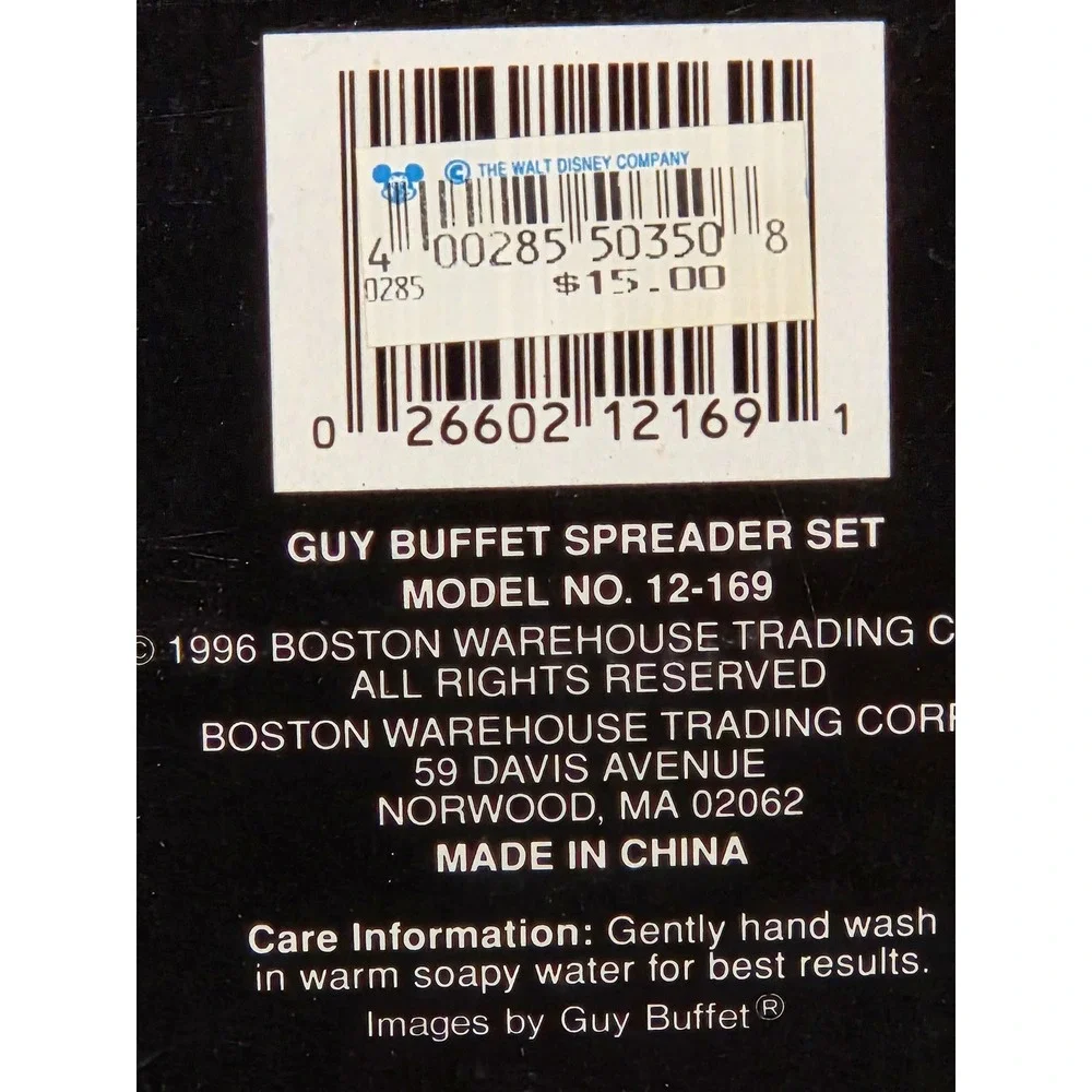 Boston Warehouse Guy Buffet Collection Set Four Stainless Steel Cheese Spreaders